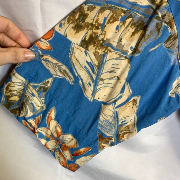 Soft Surroundings Aldea Top Blouse 3/4 Sleeve Tropical Floral Size L - Picture 6 of 8